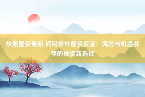 炒股配资最新 揭秘场外配资资金:风险与机遇并存的投资新选择