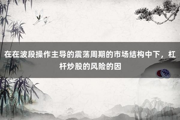 在在波段操作主导的震荡周期的市场结构中下，杠杆炒股的风险的因