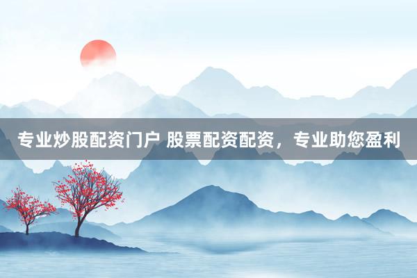 专业炒股配资门户 股票配资配资，专业助您盈利
